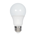Satco Bulb, LED, 10W, A19, Medium, 120V, Frosted White, 27K, 4PK S28560